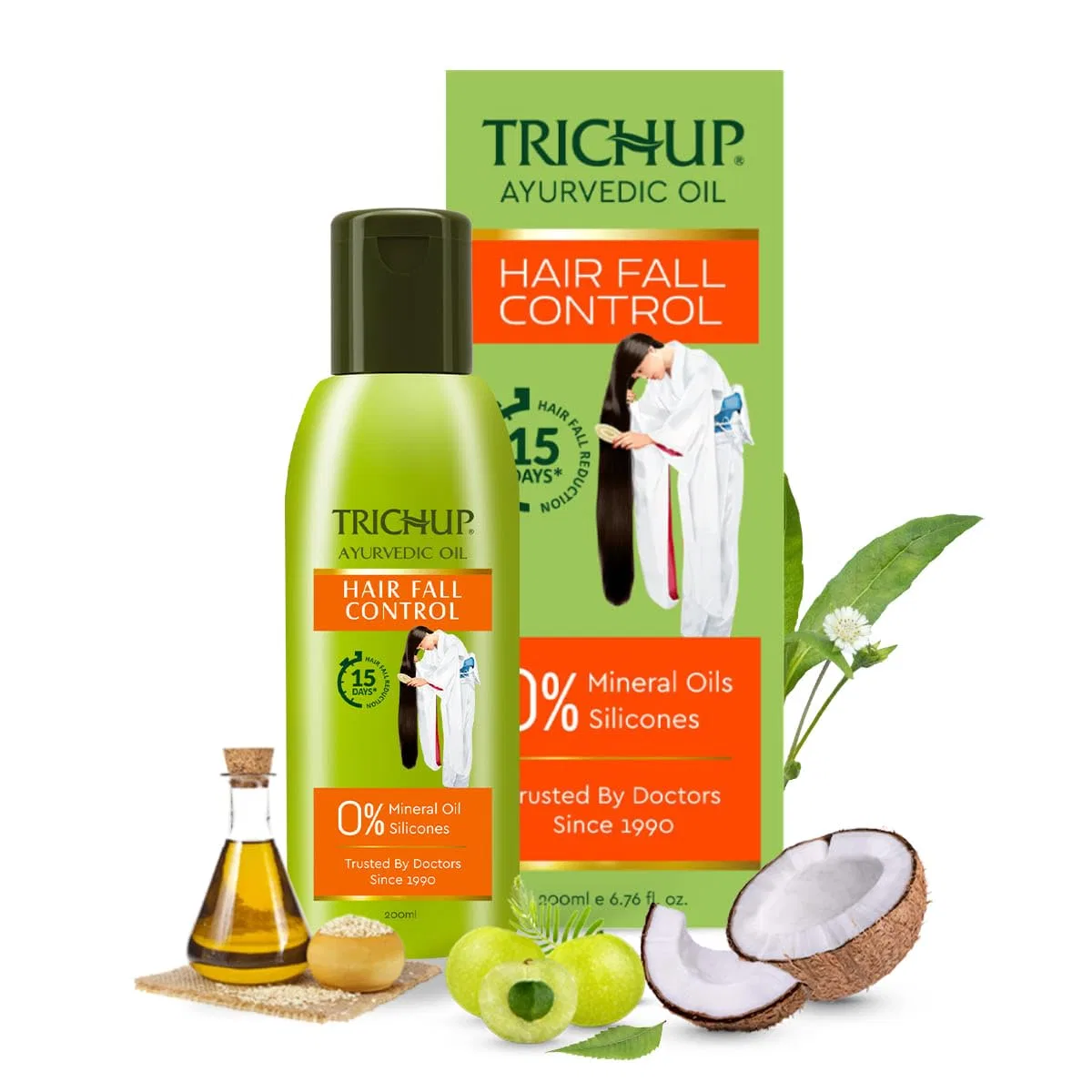 Набор масел Trichup Hair Fall Control Oil (3 x 200 мл) Trichup