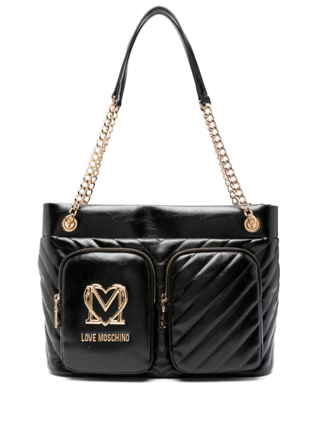 

Сумка через плечо с логотипом Love Moschino, черный