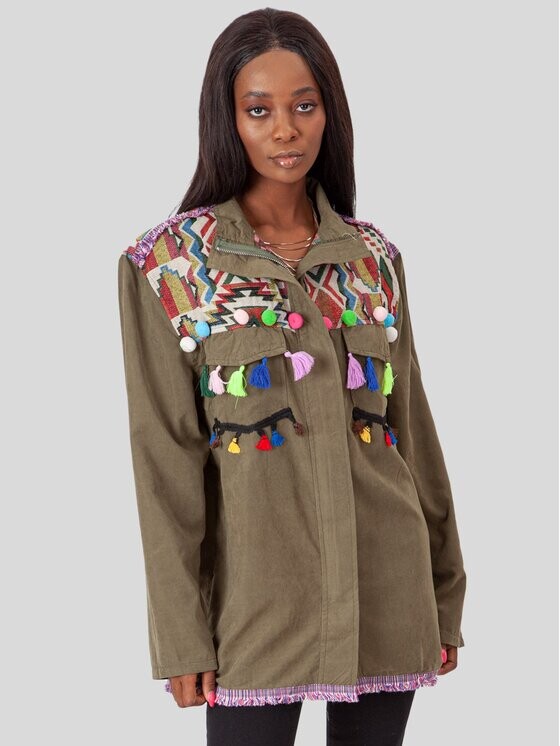 

Куртка-Переходник оверсайз Perso, хаки