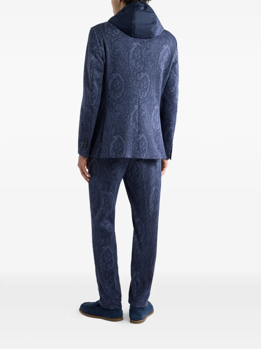 Жакет с жаккардовым узором "Арника" Etro, синий — фото 3
