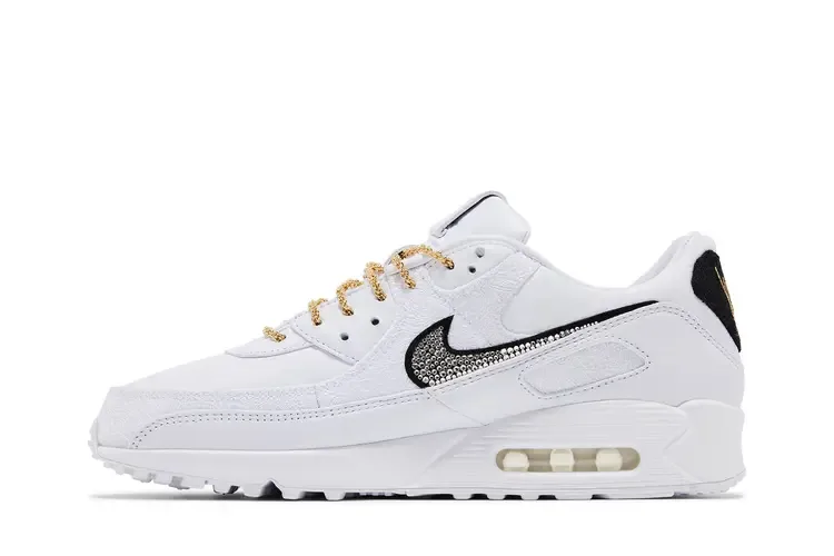 Кроссовки Victor Solomon x Nike Air Max 90 'Downtown Diamond District', белый — фото 3