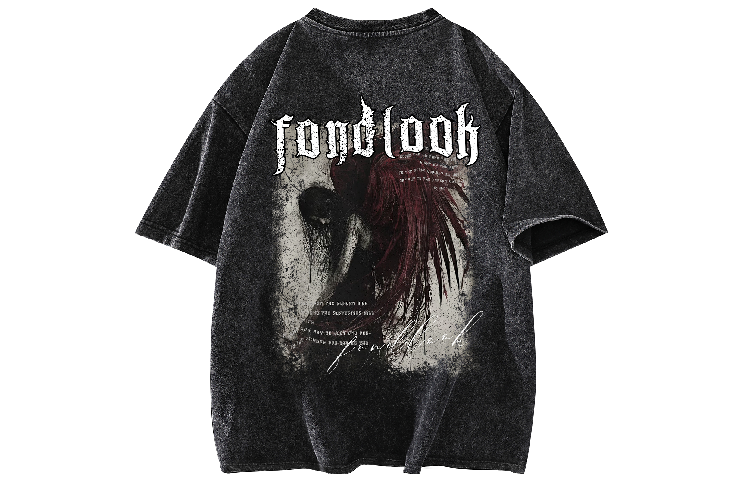 

Футболка унисекс FONDLOOK, черный/серый