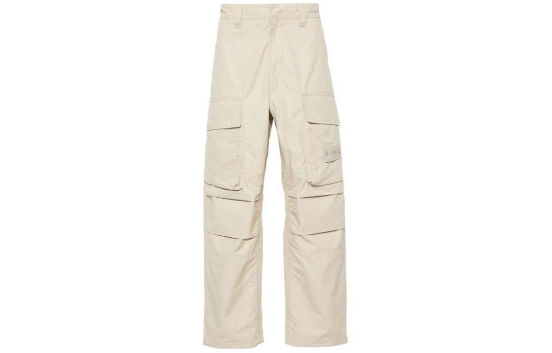 

Повседневные брюки мужские миндально-бежевые Stone Island, бежевый