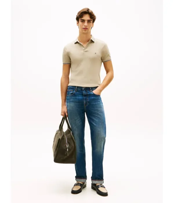 Полюс slim fit Tommy Hilfiger, бежевый — фото 2