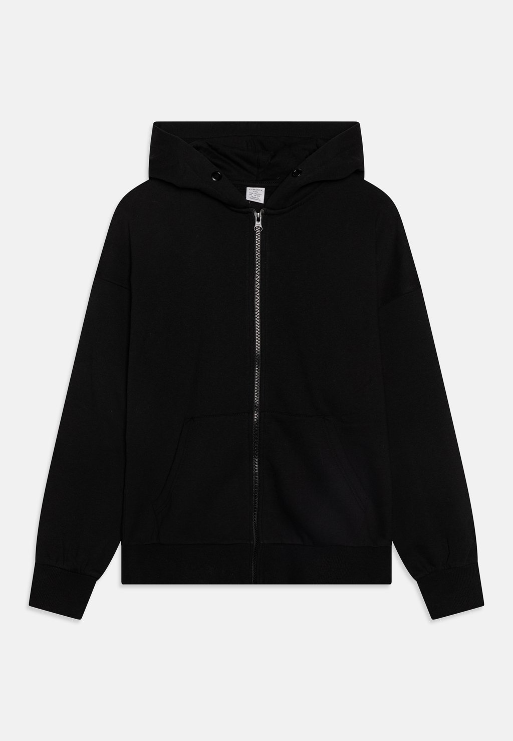 

Толстовка HOODIE WITH ZIP SOLID Lindex, цвет black