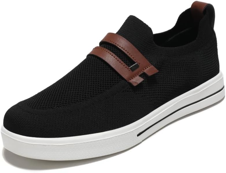 

Мужские повседневные туфли с верхом из дышащей сетки и мягкой подошвой. Спортивная обувь для мужчин, которую можно носить каждый день. Модные спортивные кеды Hoalox, черный