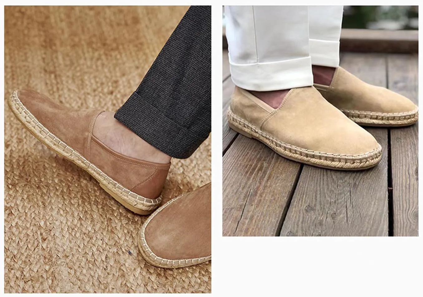 

Мужские лоферы и слипоны Santimon, повседневные замшевые туфли, пенни-лоферы для мужчин, мокасины для смокинга, летняя обувь, мужские водительские лоферы, бежевый