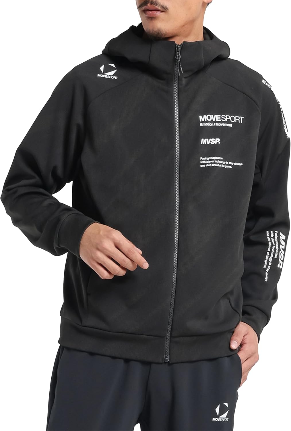 

Футболка MOVESPORT Cross Descent с солнцезащитным эффектом, с графическим принтом, на молнии, эластичная, с охлаждающей функцией, мужская, унисекс, для взрослых