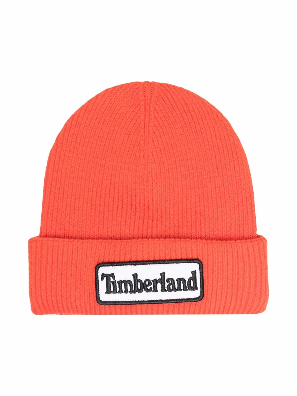 

Шапка бини в рубчик с логотипом Timberland Kids, оранжевый