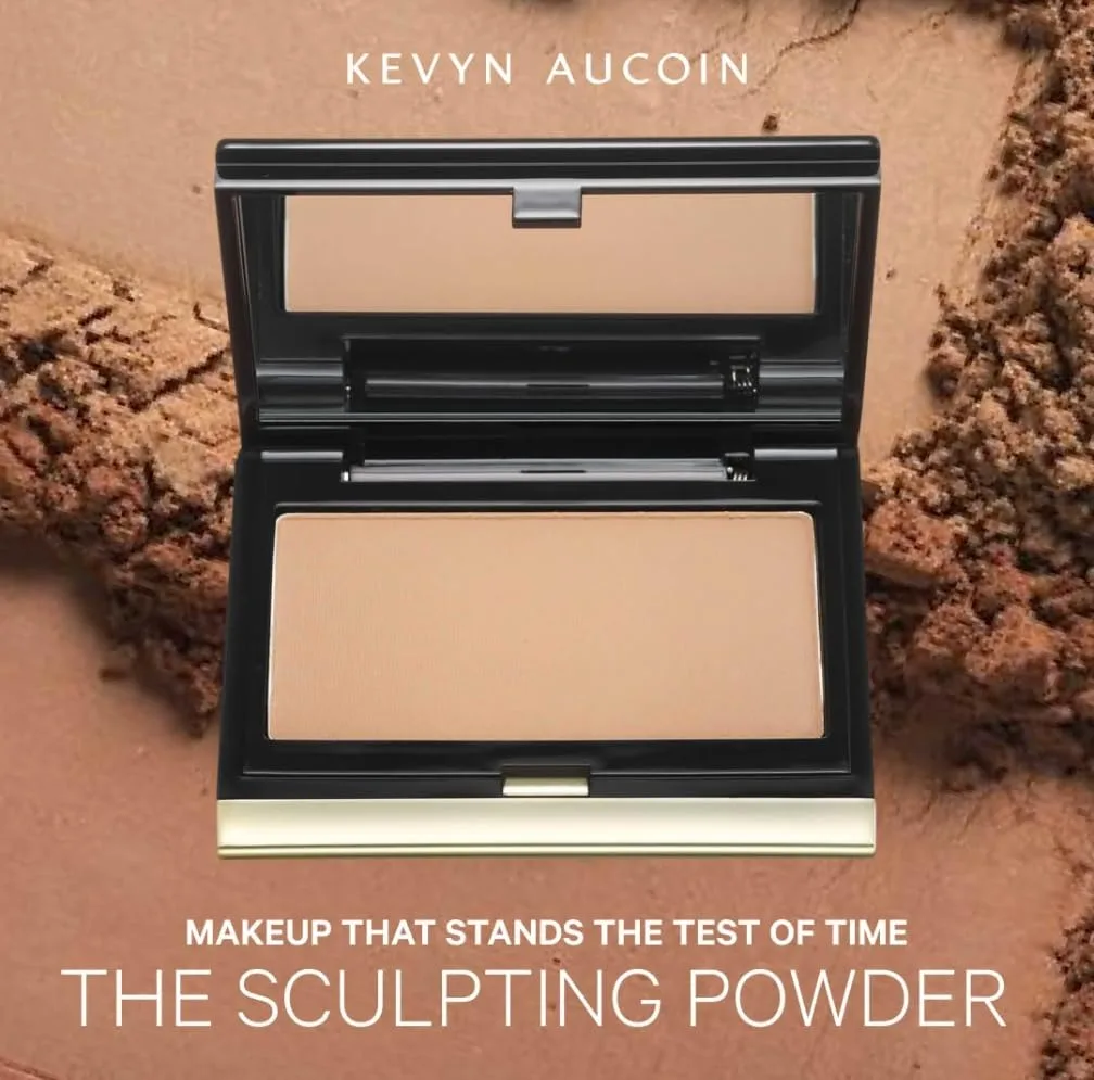 Kevyn Aucoin The Sculpting Contour Powder: легкое нанесение, полупрозрачный, матовый, естественный финиш, MEDIUM shade (sculpting contour) — фото 2