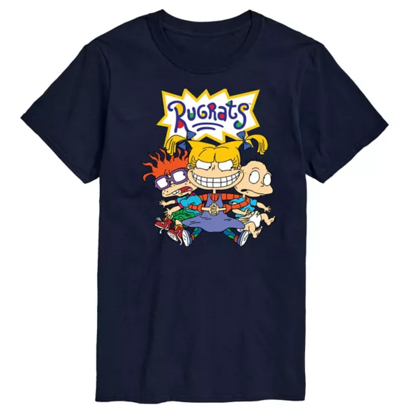

Мужская футболка Rugrats с принтом "Любовь" Nickelodeon, синий
