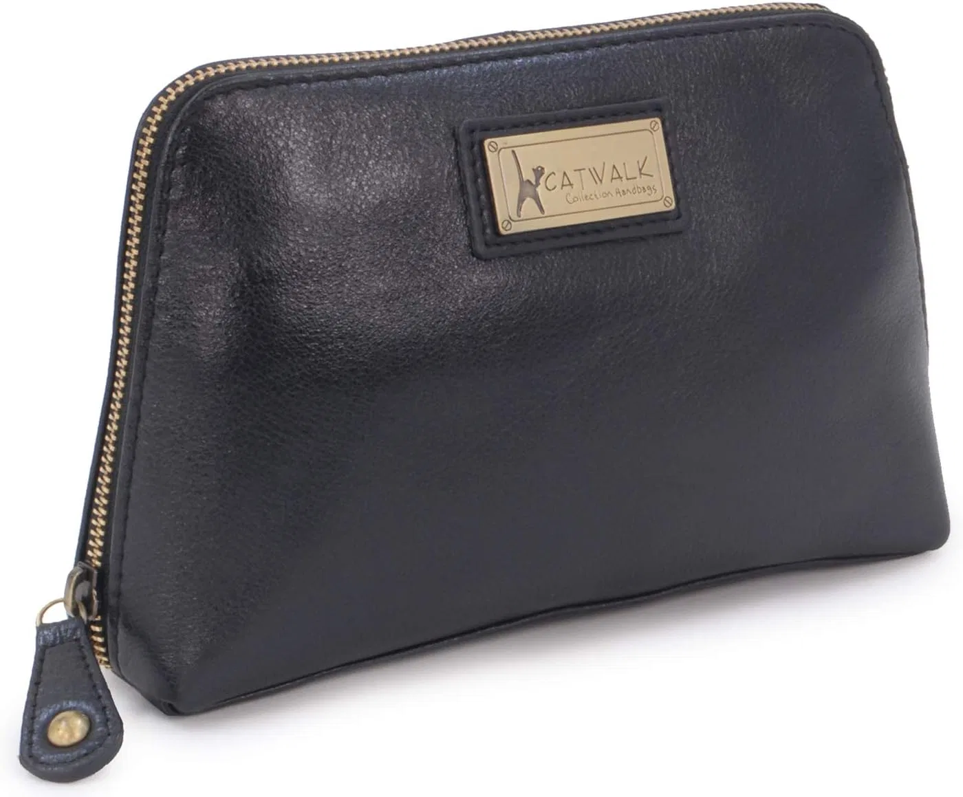 Женская кожаная косметичка «Emma» от Catwalk Collection Handbags Catwalk Collection Handbags, Black