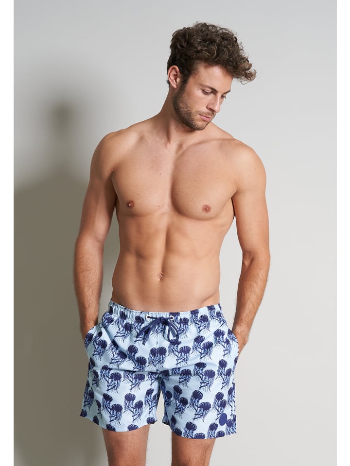 

CECEBA Плавки синего цвета (средний оттенок) по всей поверхности