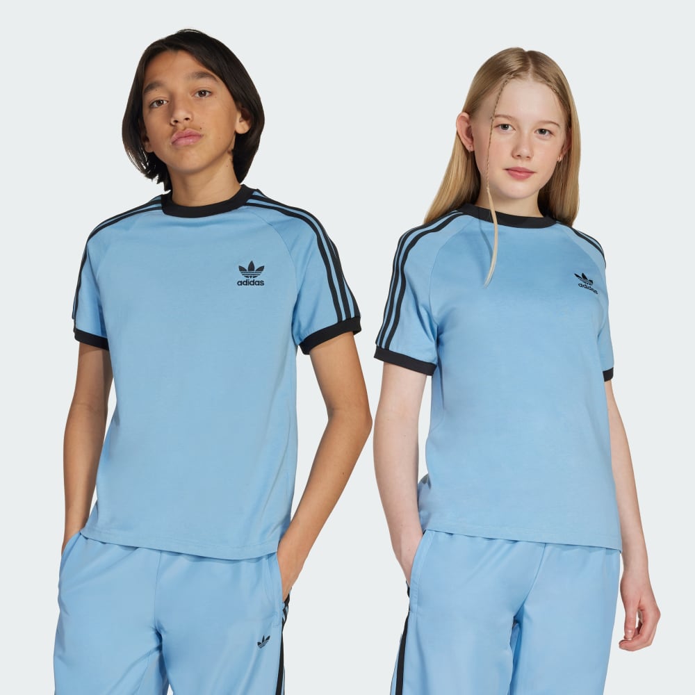 

Футболка Adidas Adicolor 3-Stripes Tee Kids, цвет Ash Blue