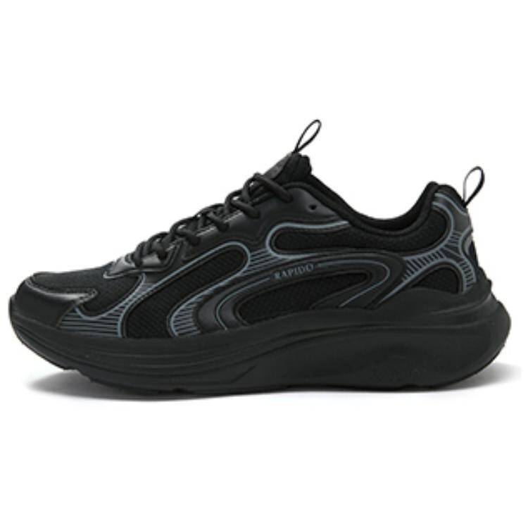 

Кроссовки RAPIDO Lifestyle Shoes Unisex Low-top Black, черный