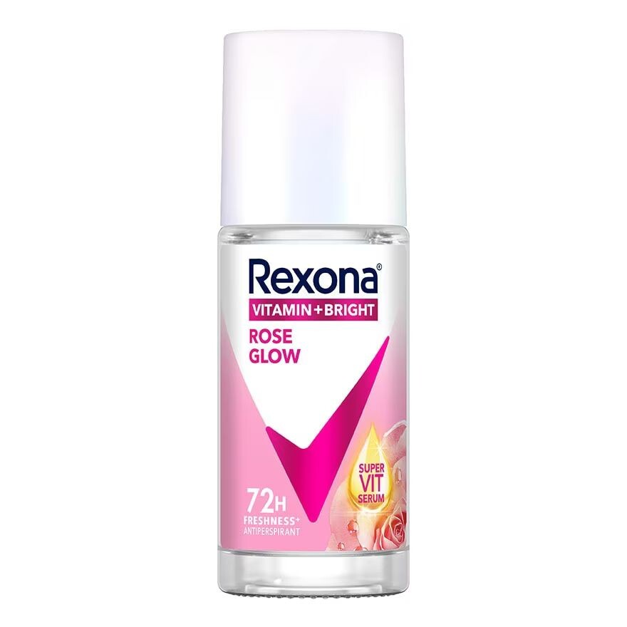 

Rexona Роликовый антиперспирант Витамин + Яркое розовое сияние 45 мл. โรลออน ลดเหงื่อ ระงับ, Pink