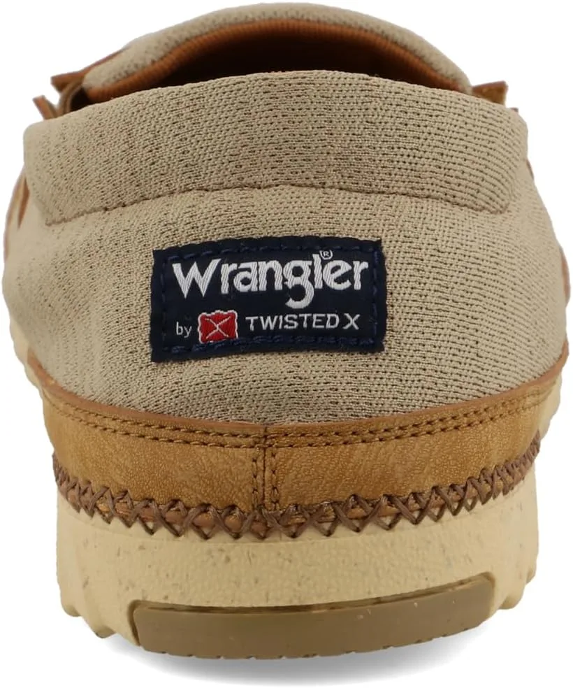 Мужские лоферы Twisted X Zero-X Chukka Driving Moc - кожаные лоферы с ручной обработкой натуральной кожи, золотой/хаки — фото 4