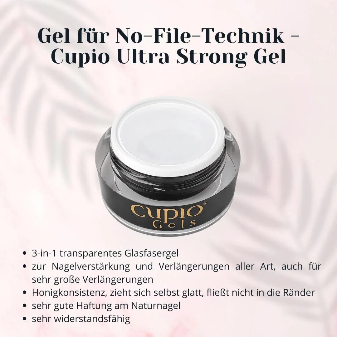 Прозрачный гель для наращивания ногтей «Ultra Strong UV Gel» 15 мл от Cupio Cupio