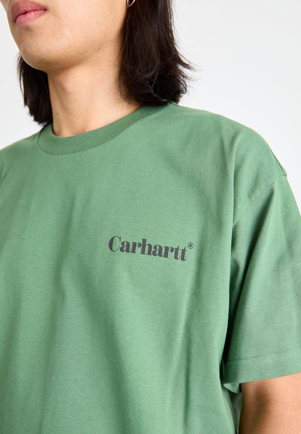 

Футболка с принтом FOLD DUCK Carhartt WIP, темно-зеленый
