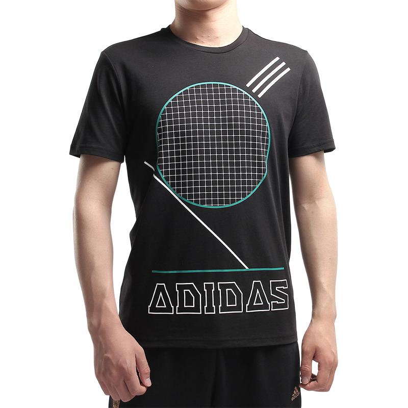 

Adidas Футболка мужская черная, Черный, Adidas Футболка мужская черная