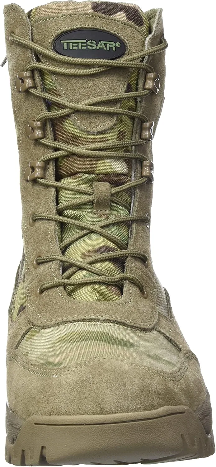 Тактические ботинки Normani Outdoor Sports, боевой дизайн, натуральная коровья кожа и нейлон 1200D Mil-Tec, Camouflage — фото 2