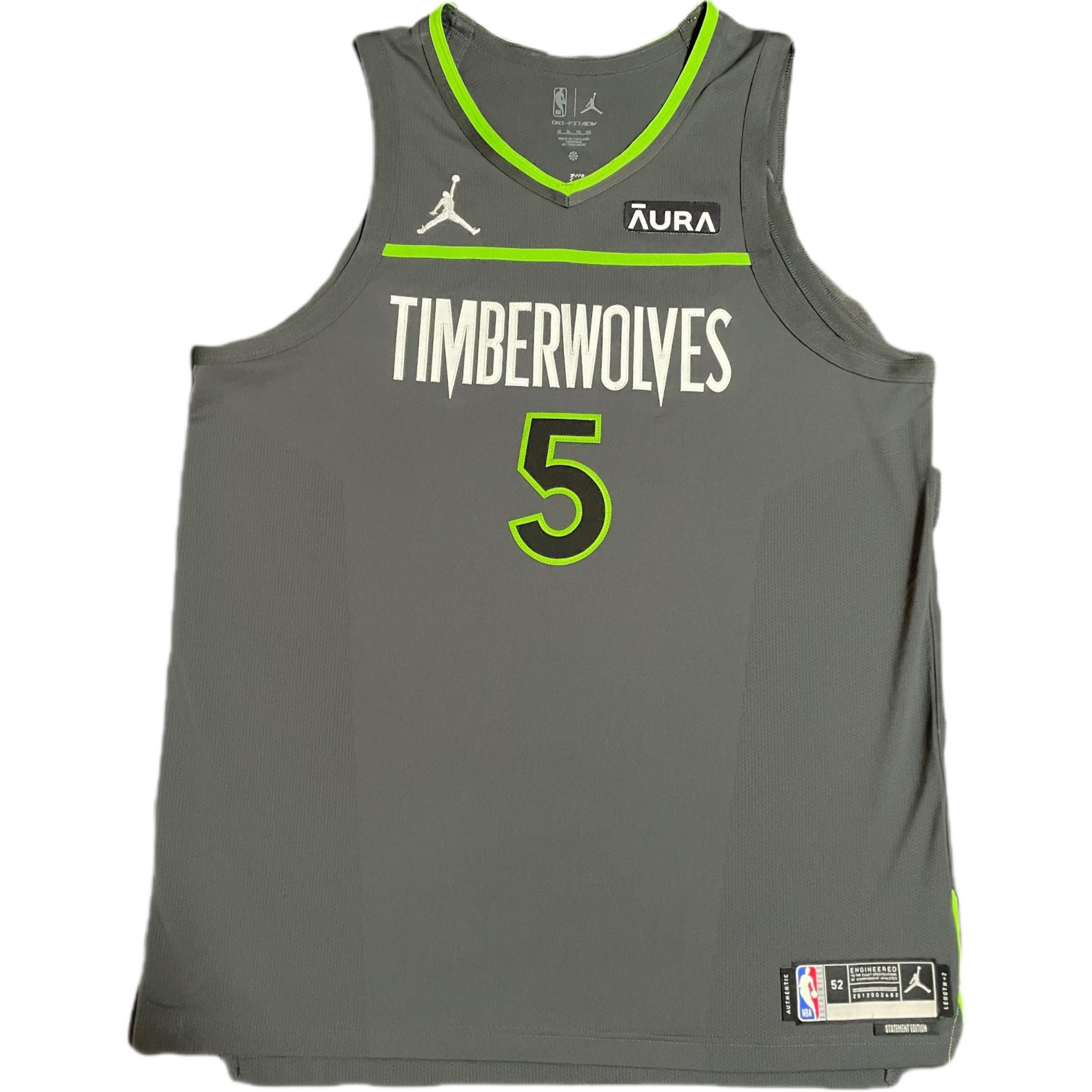 

Футболка NBA Timberwolves баскетбольная мужская Smoke Gray Jordan, серый