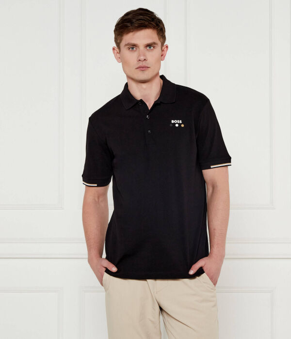 

Рубашка поло Regular fit Boss Green, черный