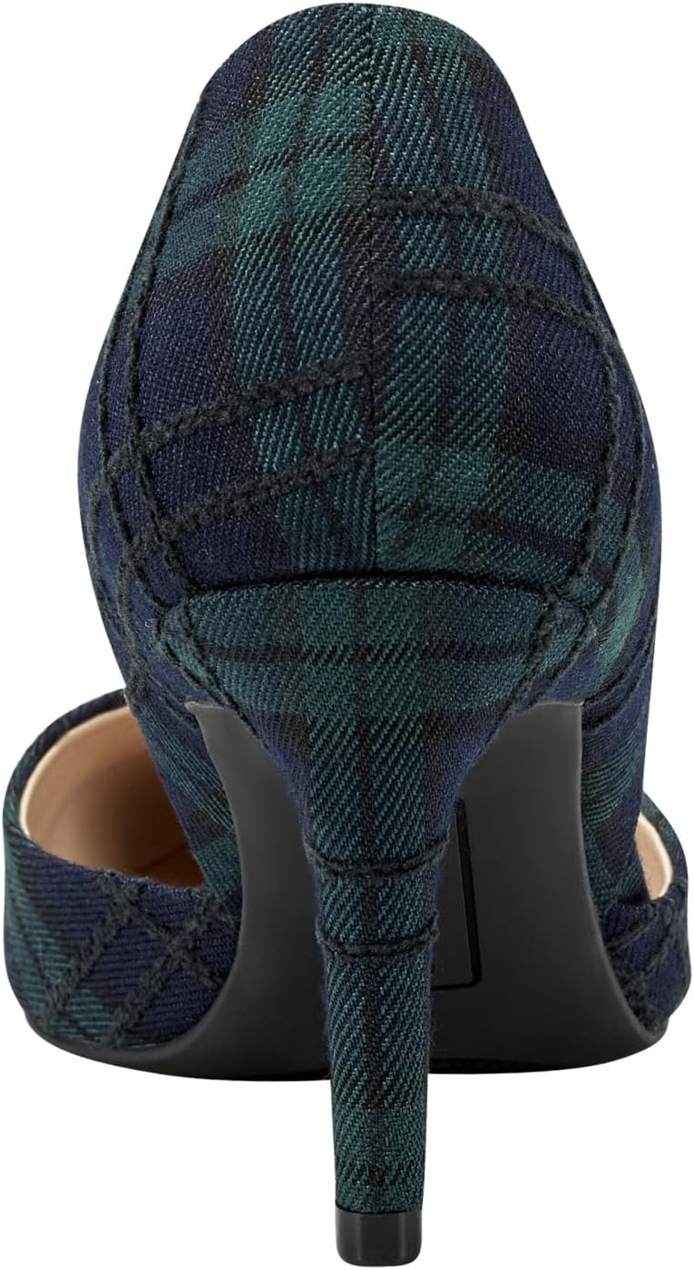 Туфли Bandolino Grenow D’Orsay Pump, цвет Navy/Green Plaid — фото 4