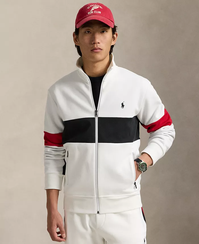 

Мужская куртка Double-Knit Track Polo Ralph Lauren, белый