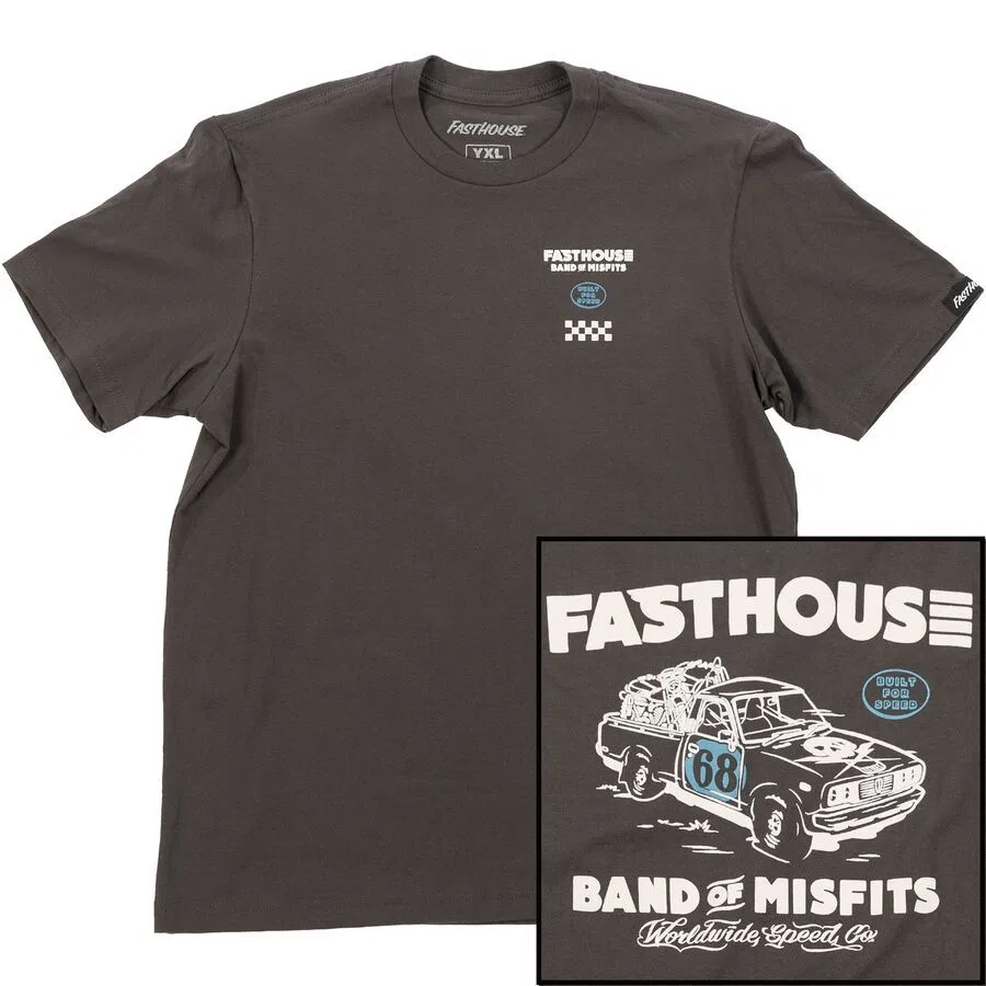 Футболка для молодежных занятий Fasthouse, Graphite Black
