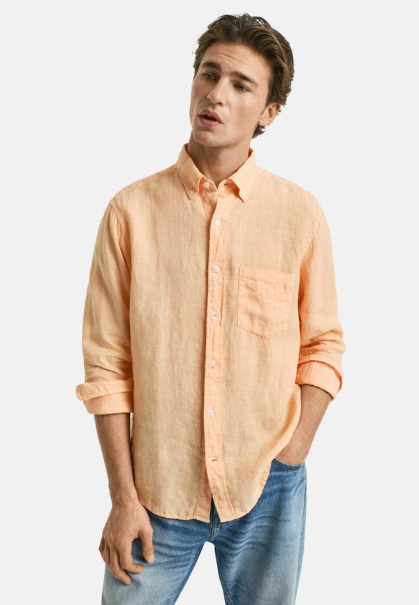 

Рубашка Reg крашеная Gant, оранжевый