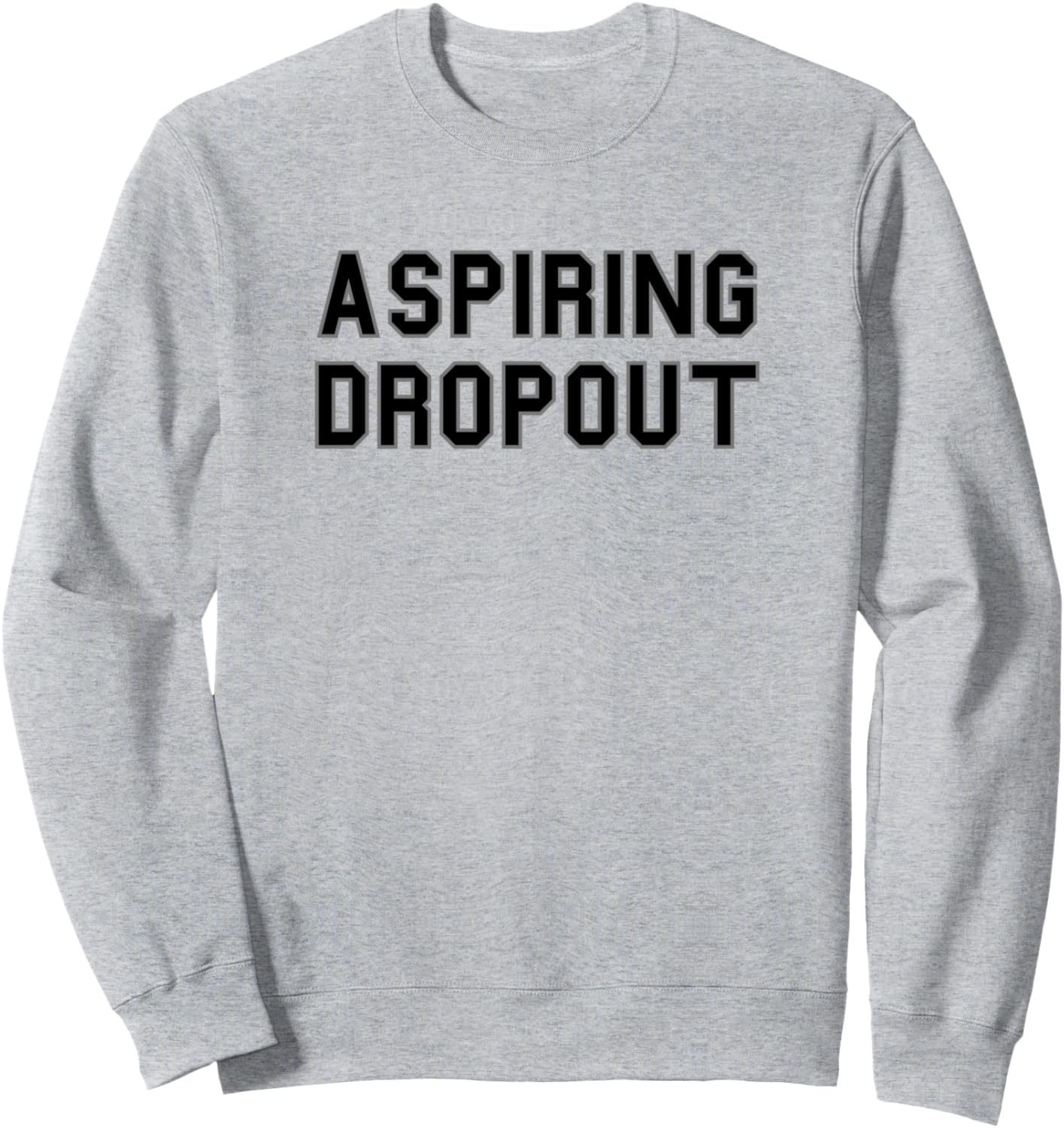 

Забавная толстовка для фаната, символизирующая стремление бросить школу и гордость за учебу School & Team Pride Grads And Fans Official, серый