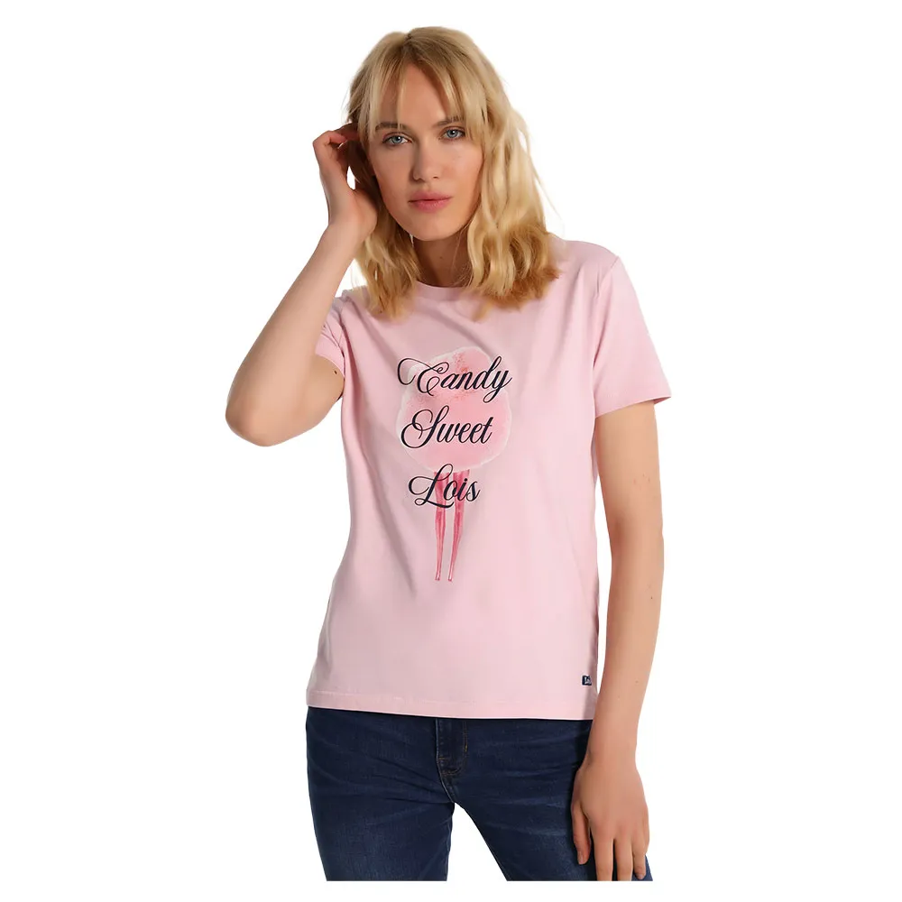 

Футболка с коротким рукавом Lois Jeans 7334, розовый