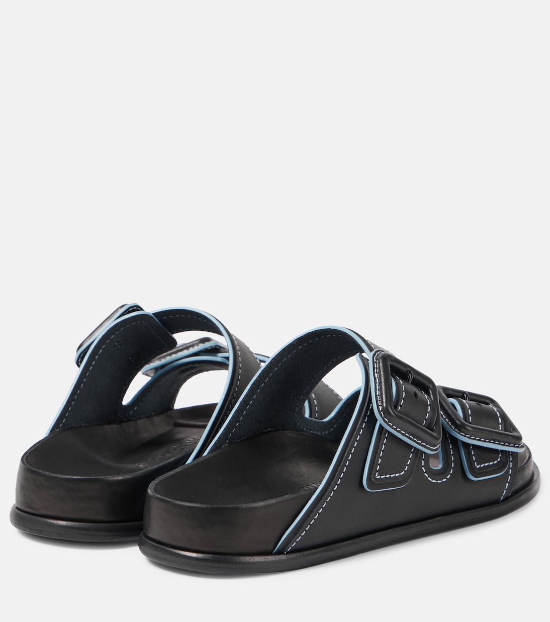 Сандалии из кожи Аризона Birkenstock 1774, черный — фото 2