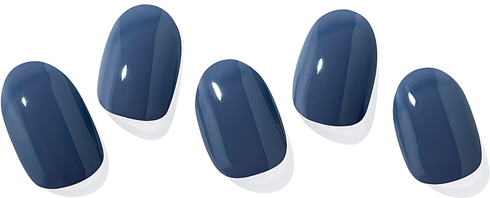 

Гелевые наклейки для ногтей и кремовые наклейки для ногтей цвета индиго Ohora, atspalvis nb-071