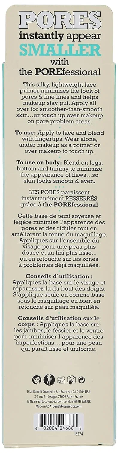 Праймер Benefit Cosmetics POREfessional, 44 мл Benefit — фото 3