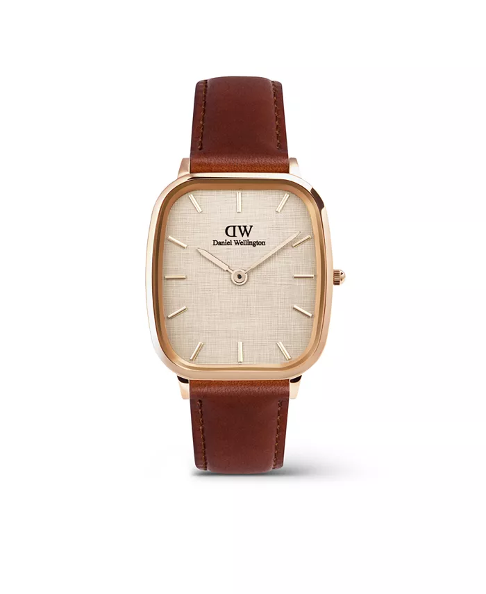 

Мужские аналоговые часы из коричневой кожи, 32 мм Daniel Wellington