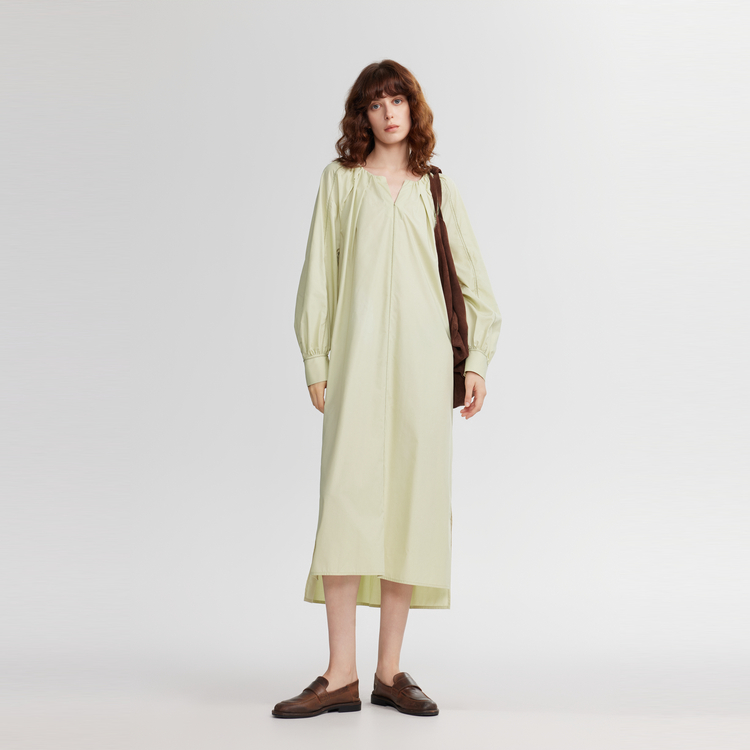 

ELLE Платье с длинным рукавом Women's Light Green