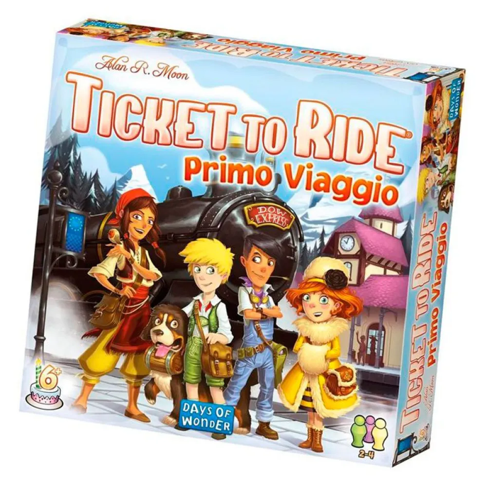 

Настольная игра Asmodee Aventureros Al Tren El Primer Viaje, мультиколор