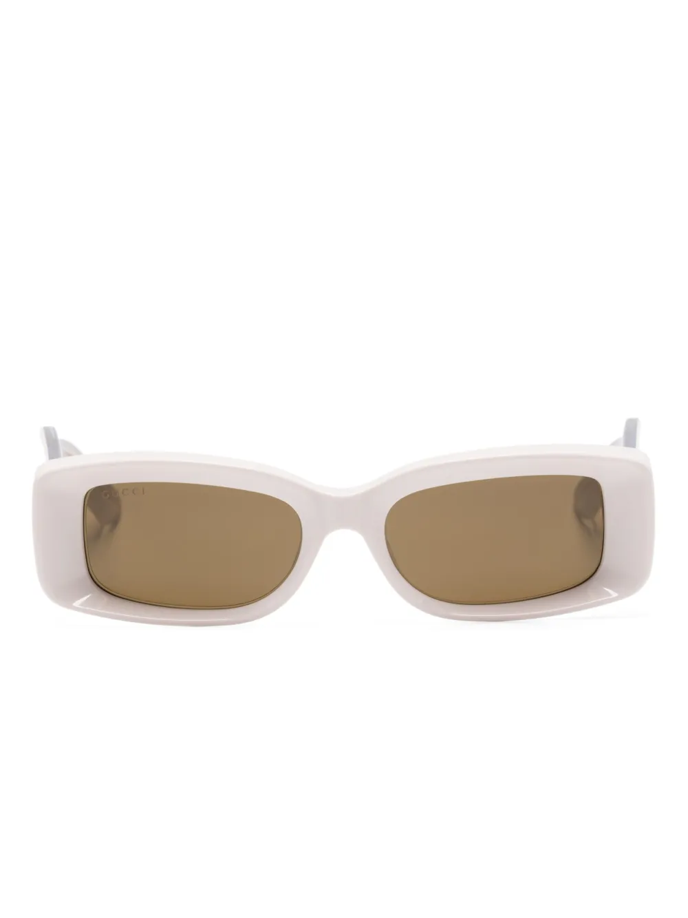 

Солнцезащитные очки в прямоугольной оправе с логотипом Gucci Eyewear, нейтральный