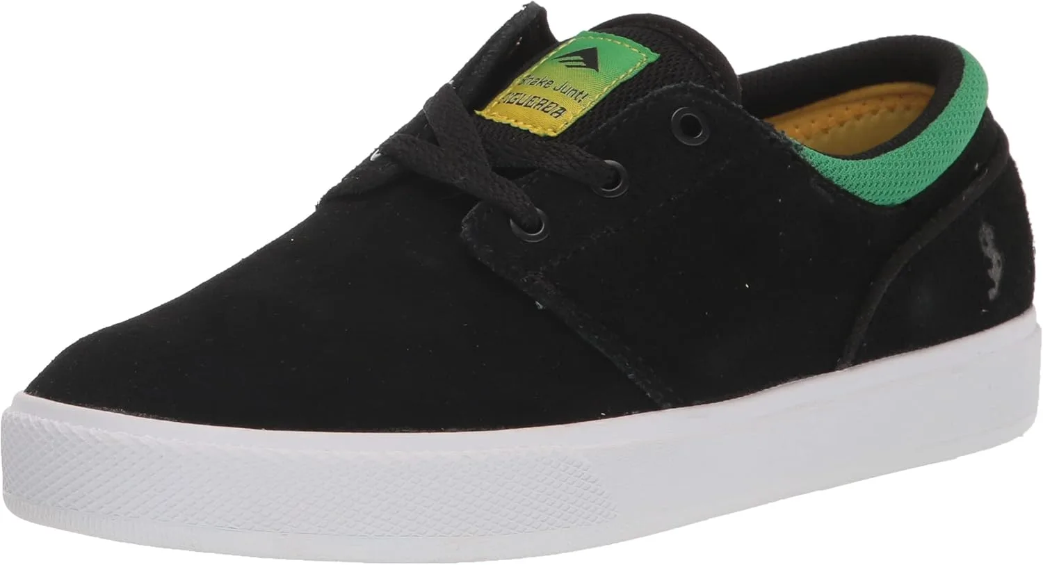 Мужские скейтбордические кроссовки Emerica Figgy G6 X Shake Junt, черный
