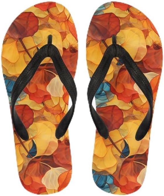 

Женские ретро шлепанцы Semiouray с гинкго, повседневные вьетнамки с розовым пером для пары, пляжные шлепанцы для дома или улицы