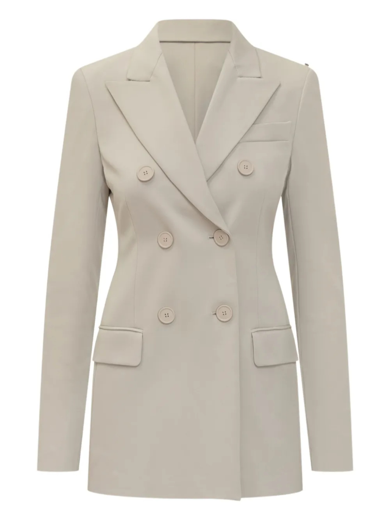 

Двубортный блейзер Sportmax, серый