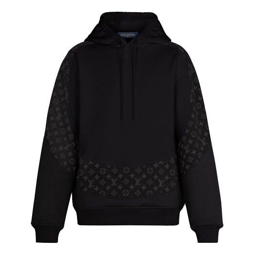 

Толстовка lv alphabet round for men black Louis Vuitton, черный