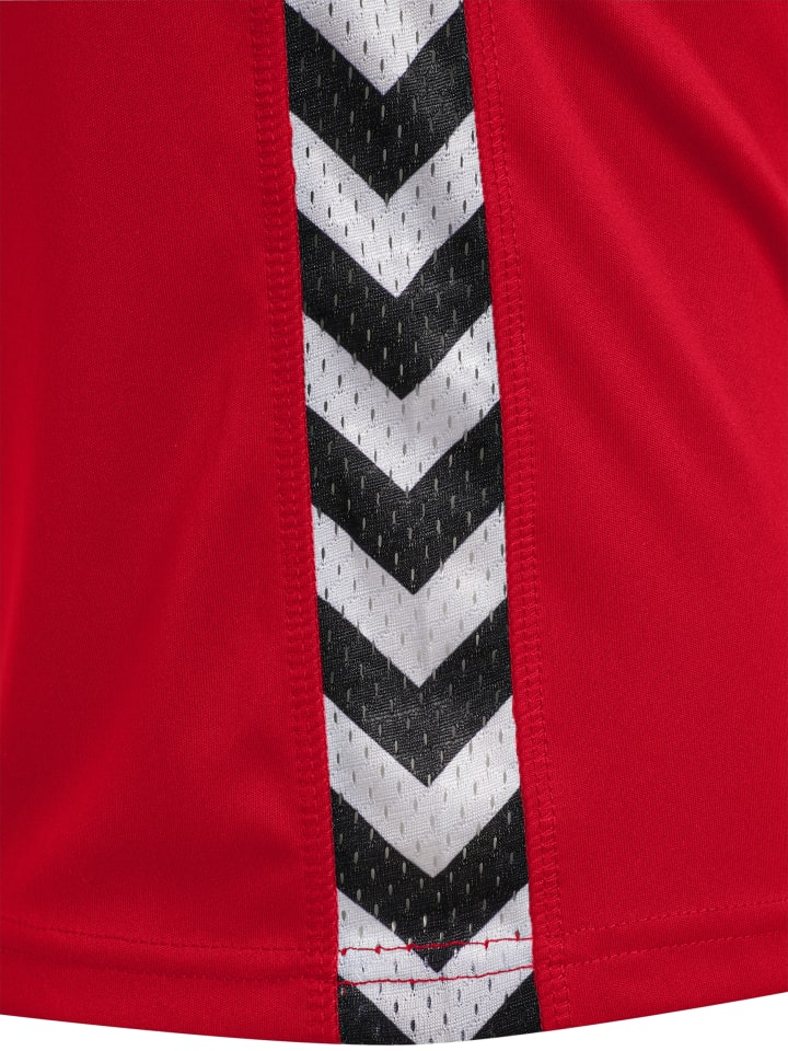 Футболка Hummel Playful Ss Lifestyle Kids в цвете TRUE RED Hummel — фото 3