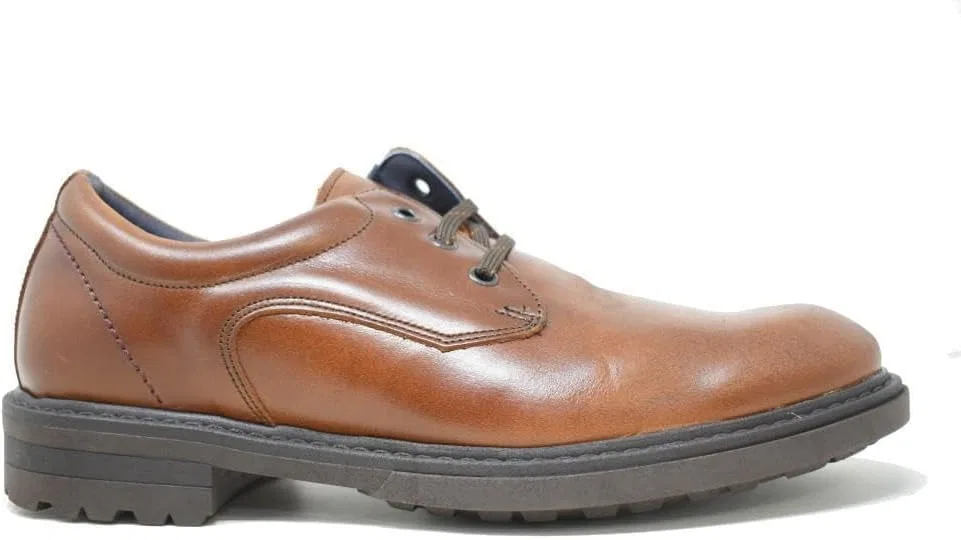 Мужские кожаные туфли на шнуровке Riverty 772, Black