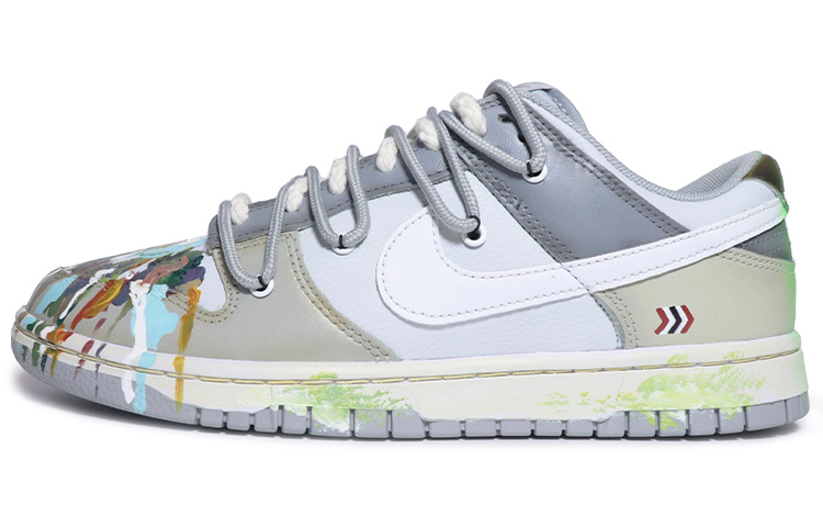 

Кроссовки Nike Dunk Skateboard Shoes Men Low-Top Gray White