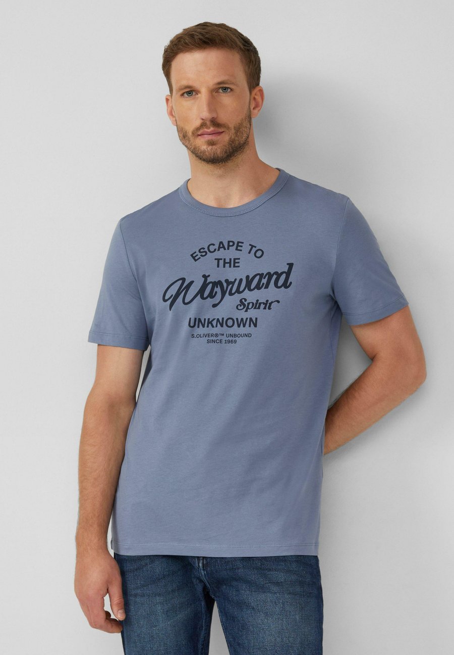 

Футболка s.Oliver MIT ARTWORK UND NAHT-DETAILS, Himmelblau/Light Blue, Синий, Футболка s.Oliver MIT ARTWORK UND NAHT-DETAILS, Himmelblau/Light Blue