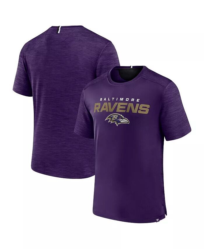 

Мужская фиолетовая футболка Baltimore Ravens Defender Evo Fanatics