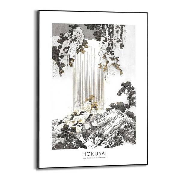 

Картина с рамкой Reinders Hokusai, черно-белый
